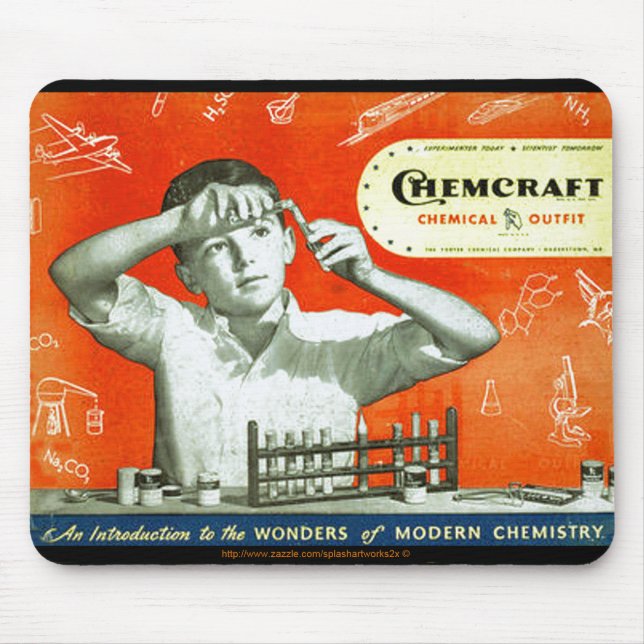 Alfombrilla De Ratón "Mousepad de Química Profesional" (Frente)