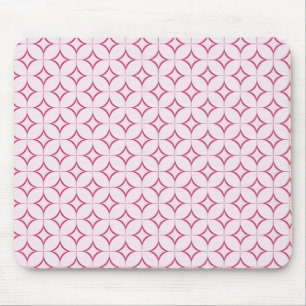 Alfombrilla De Ratón Mousepad de radiación retro, magenta