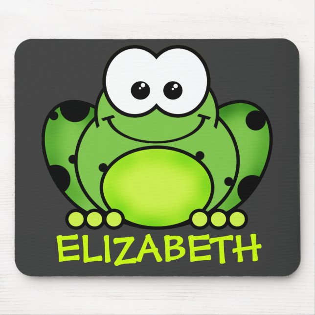 Alfombrilla De Ratón Mousepad de ranas personalizado (Frente)