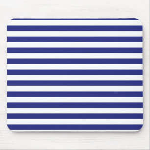 Alfombrilla De Ratón Mousepad de rayas azules y blancas