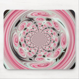 Alfombrilla De Ratón Mousepad De Reflexión De Las Nubes Pink Blandas