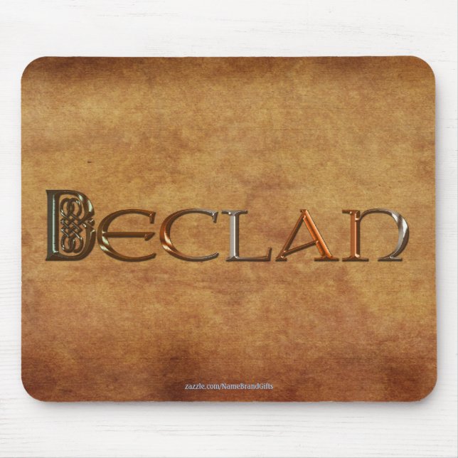 Alfombrilla De Ratón Mousepad de regalo personalizado de marca DECLAN (Frente)