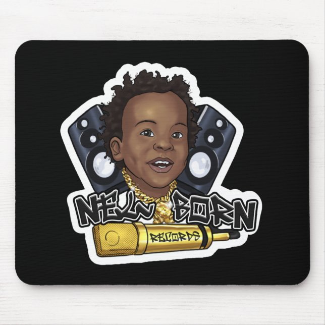 Alfombrilla De Ratón Mousepad de registros neonatos (Frente)