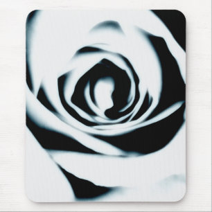 Alfombrilla De Ratón Mousepad de rosa blanco