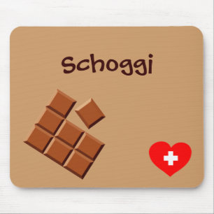 Alfombrilla De Ratón Mousepad de Schoggi (chocolate suizo)