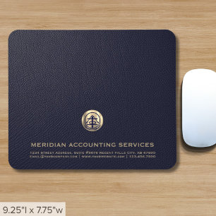 Alfombrilla De Ratón Mousepad de sellado de oro cepillado