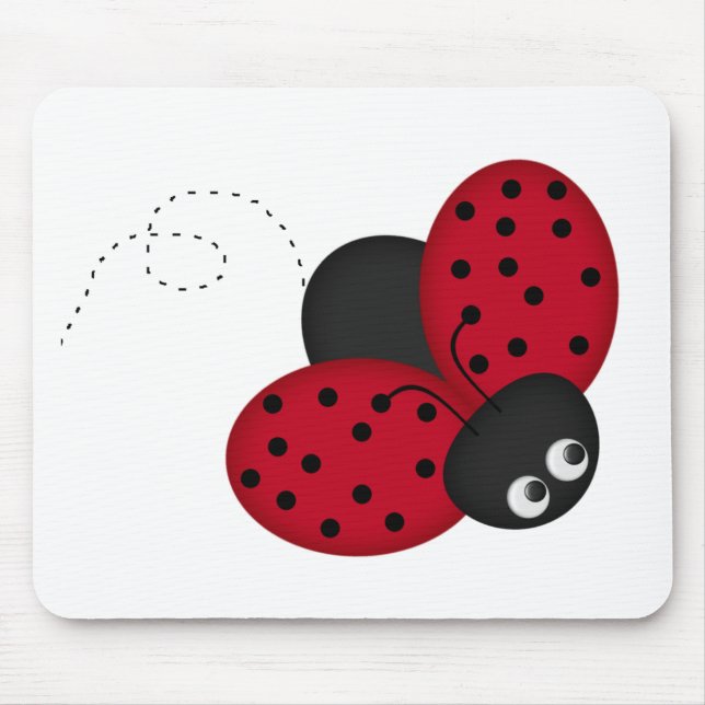 Alfombrilla De Ratón Mousepad de señora Bug Luck (Frente)