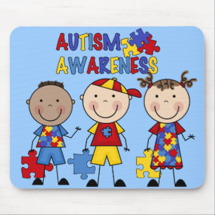 Alfombrilla De Ratón Mousepad de sensibilización sobre autismo