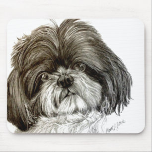 Alfombrilla De Ratón Mousepad de Shih Tzu que ofrece las ilustraciones