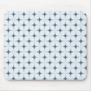 Alfombrilla De Ratón Mousepad de sofisticación retro, azul