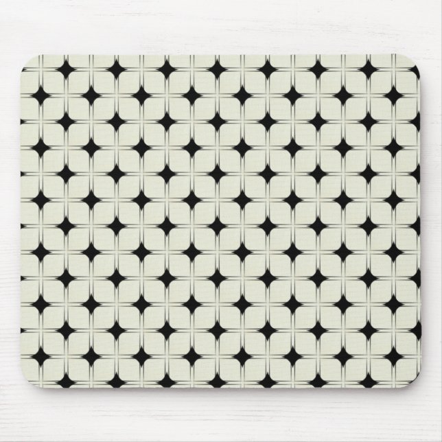 Alfombrilla De Ratón Mousepad de sofisticación retro, negro (Frente)