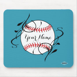 Alfombrilla De Ratón Mousepad de Softball - HAMbyWG - Aqua