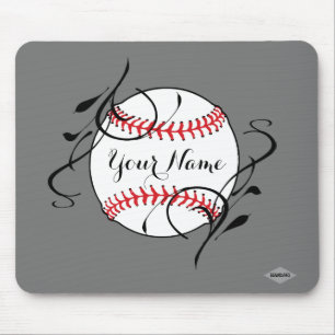Alfombrilla De Ratón Mousepad de Softball - HAMbyWG - Gris