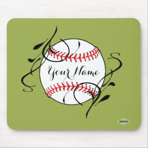Alfombrilla De Ratón Mousepad de Softball - HAMbyWG - Verde de oliva