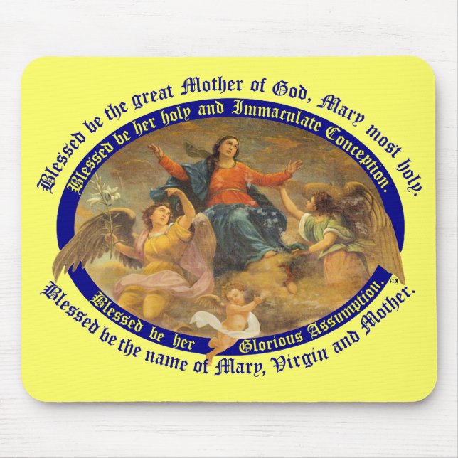 Alfombrilla De Ratón Mousepad de St Mary histórico (Frente)