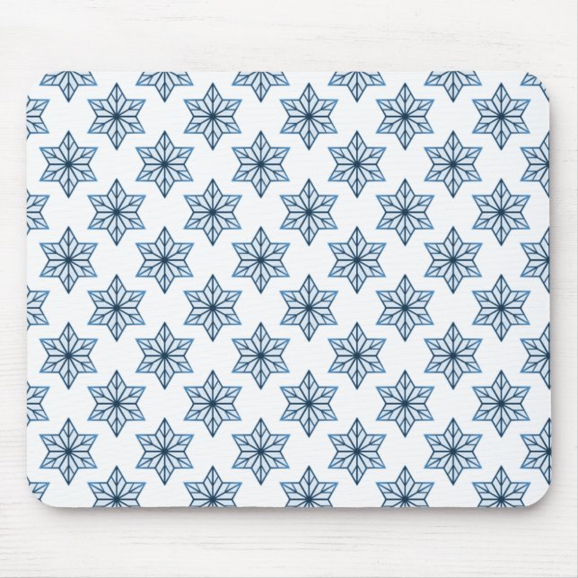 Alfombrilla De Ratón Mousepad de Starburst ventilado, azul (Frente)