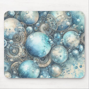 Alfombrilla De Ratón Mousepad de Steampunk Azul