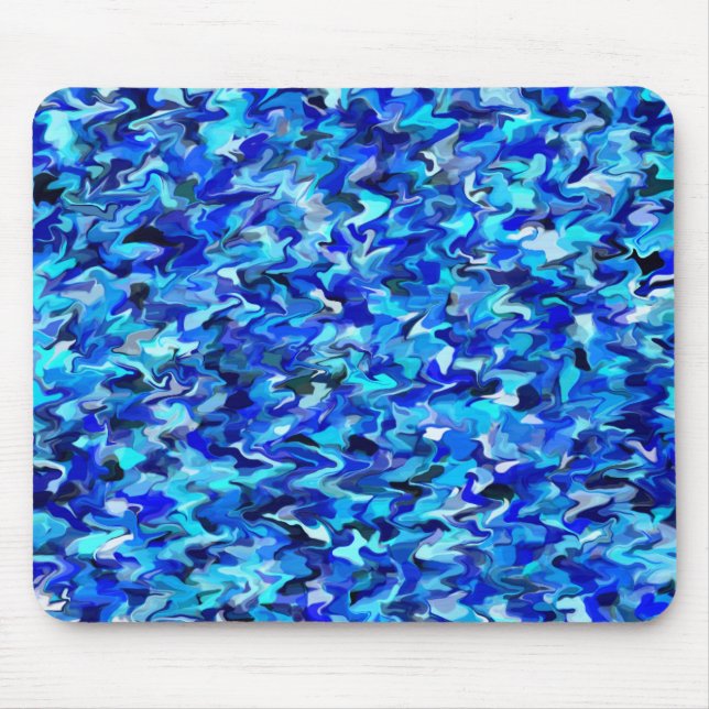 Alfombrilla De Ratón Mousepad de Swirl Azul (Frente)
