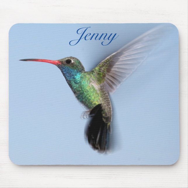 Alfombrilla De Ratón Mousepad de teclado del ratón Hummingbird personal (Frente)