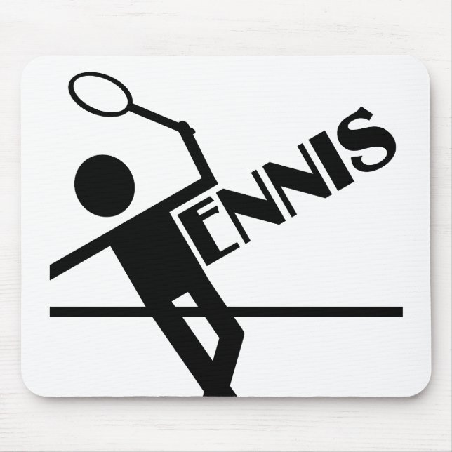 Alfombrilla De Ratón Mousepad de tenis, personalizar (Frente)