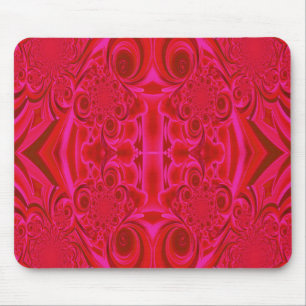 Alfombrilla De Ratón Mousepad de textura rojo vibrante