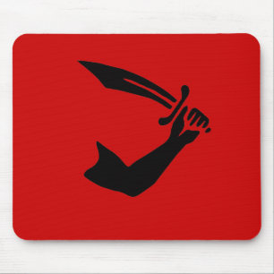 Alfombrilla De Ratón Mousepad de Thomas Tew (diseño negro)