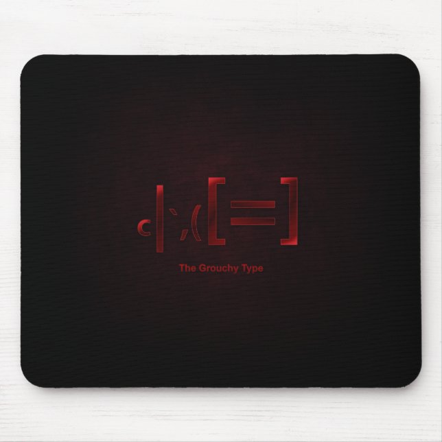 Alfombrilla De Ratón mousepad de tipo gruñón (Frente)