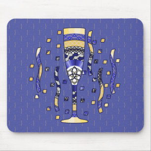 Alfombrilla De Ratón Mousepad de tostadas de Año Nuevo