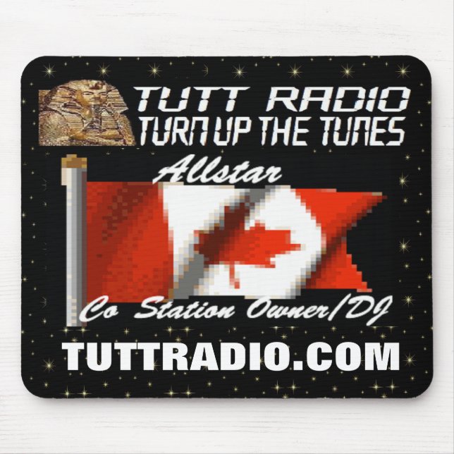 Alfombrilla De Ratón Mousepad de Tutt Allstar de radio (Frente)
