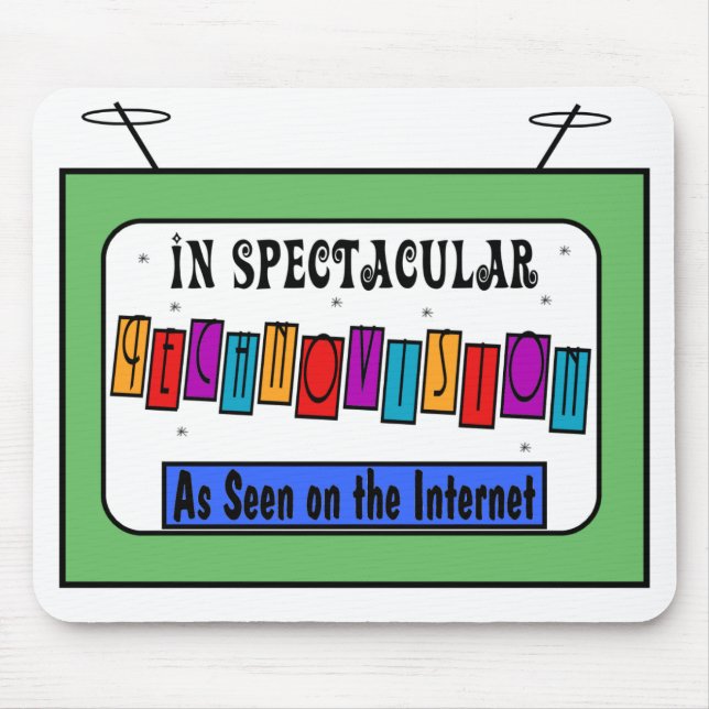 Alfombrilla De Ratón Mousepad de TV retro (Frente)