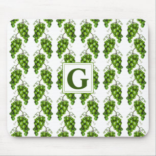 Alfombrilla De Ratón Mousepad de uvas verdes