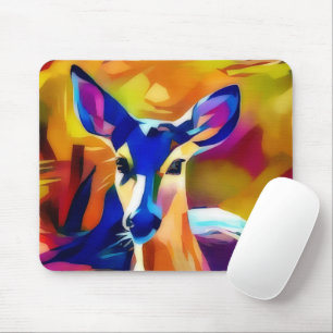 Alfombrilla De Ratón Mousepad de venado dulce y colorido