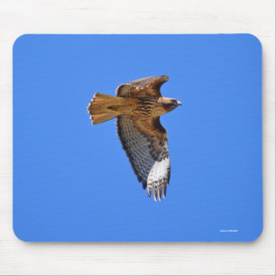 Alfombrilla De Ratón Mousepad de Vida Silvestre de Hawk Rojo, Juvenil V