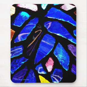 Alfombrilla De Ratón Mousepad de 'vidrio azul'