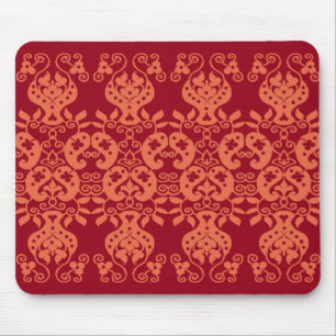 Alfombrilla De Ratón Mousepad decorativo anaranjado del modelo de