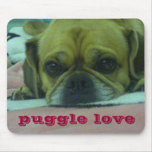 Alfombrilla De Ratón Mousepad del amor de Puggle