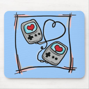 Alfombrilla De Ratón Mousepad del amor del videojugador