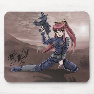 Alfombrilla De Ratón mousepad del animado del asalto