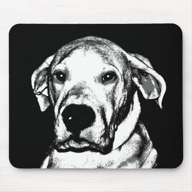 Alfombrilla De Ratón Mousepad del argentino de Dogo (Frente)