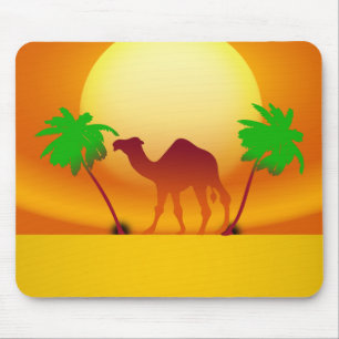 Alfombrilla De Ratón Mousepad del atardecer del desierto