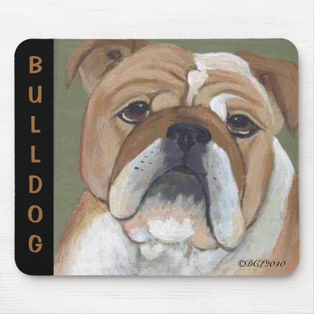 Alfombrilla De Ratón Mousepad del bulldog (Frente)