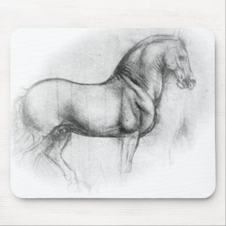 Alfombrilla De Ratón Mousepad del caballo de Leonardo da Vinci