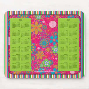 Alfombrilla De Ratón Mousepad del calendario 2023-2024, Green Grandmas 
