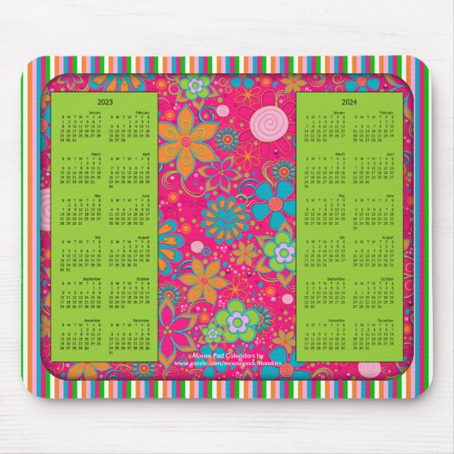 Alfombrilla De Ratón Mousepad del calendario 2023-2024, Green Grandmas  (Frente)