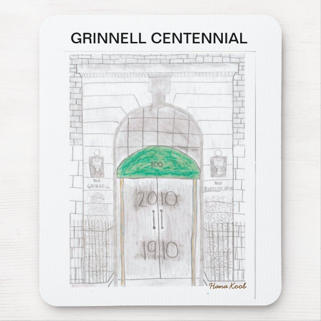 Alfombrilla De Ratón Mousepad del CENTENNIAL de GRINNELL (Frente)