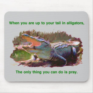 Alfombrilla De Ratón mousepad del cocodrilo