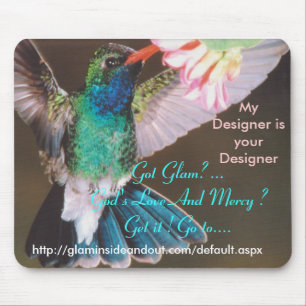 Alfombrilla De Ratón Mousepad del colibrí