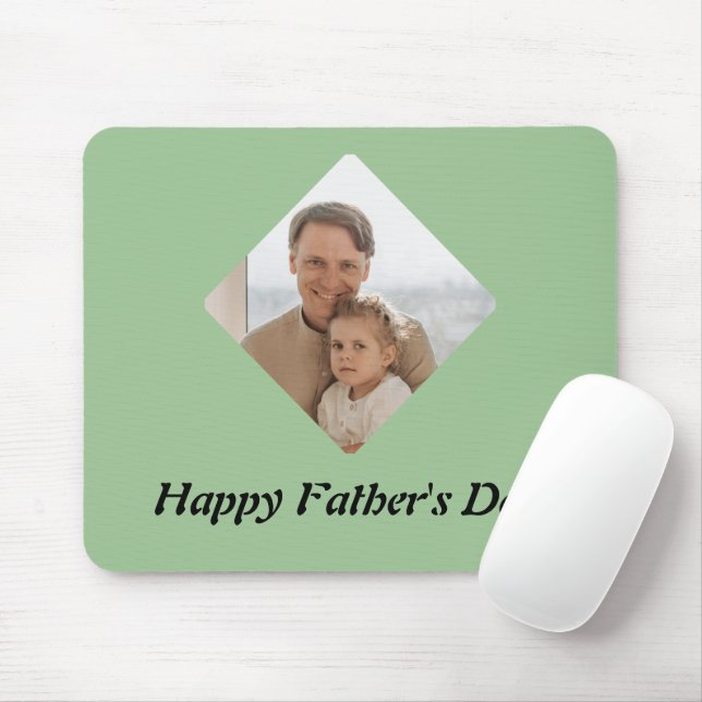 Alfombrilla De Ratón Mousepad del Día del Padre Personalizado - Verde s (Con ratón)