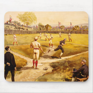 Alfombrilla De Ratón Mousepad del dibujo del béisbol