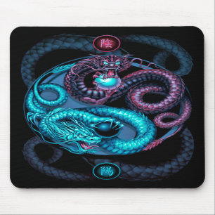 Alfombrilla De Ratón mousepad del diseño de los dragones